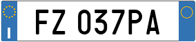 Truck License Plate